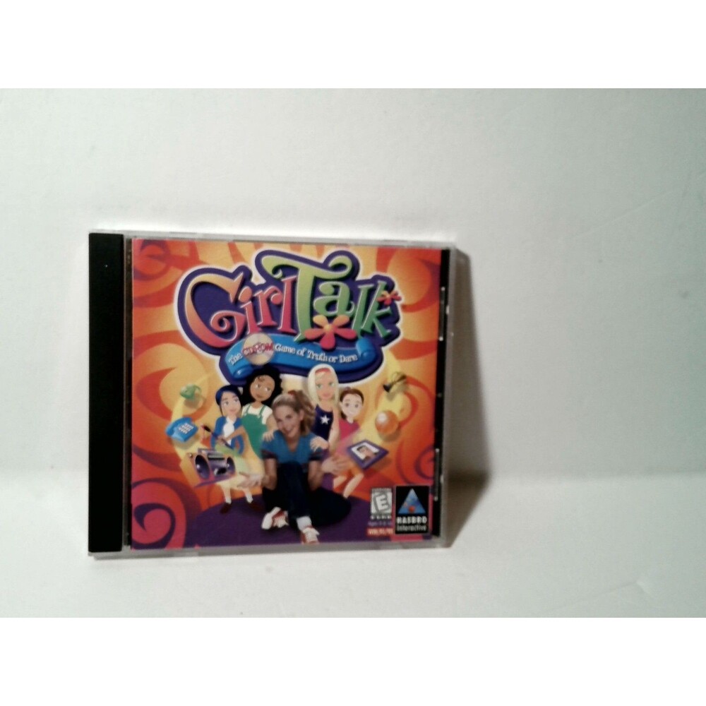 Girl Talk The CD-ROM Game Of Truth Or Dare PC Windows 95/98 1998 Hasbro VTG RARE